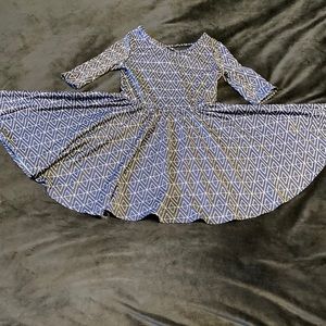 Dot dot smile ballerina dress 3/4